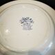 Set of 6 old talking flat plates Lunéville