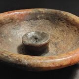 Handheld terracotta candlestick Africa mid-20th century