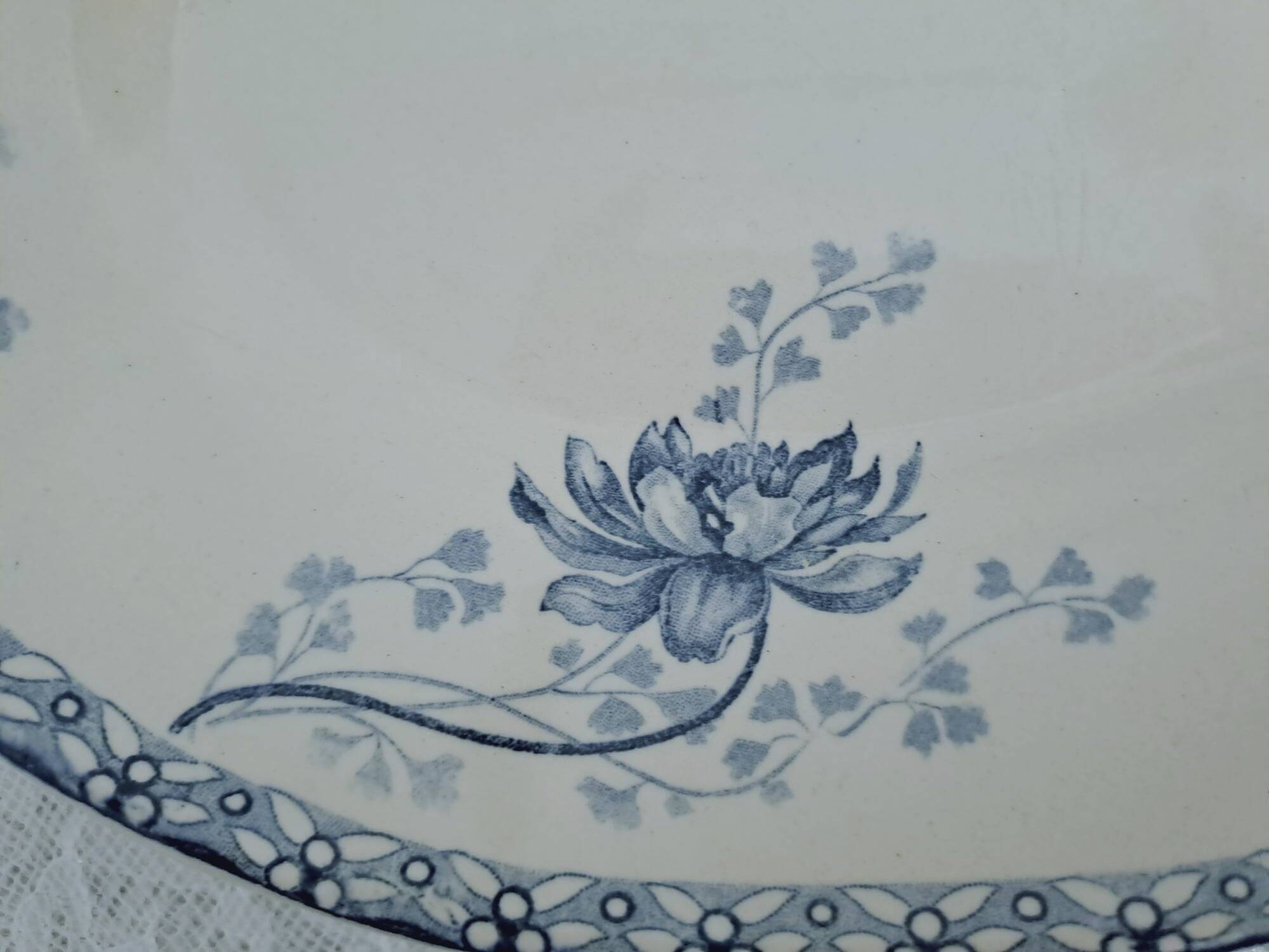 Sarreguemines "Royat" oval dish