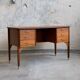 Teak desk on rosewood legs, 60s Norway, vintage