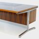 Mid century modern executive writing desk in rosewood, 1960s