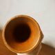 Wooden vase with bark