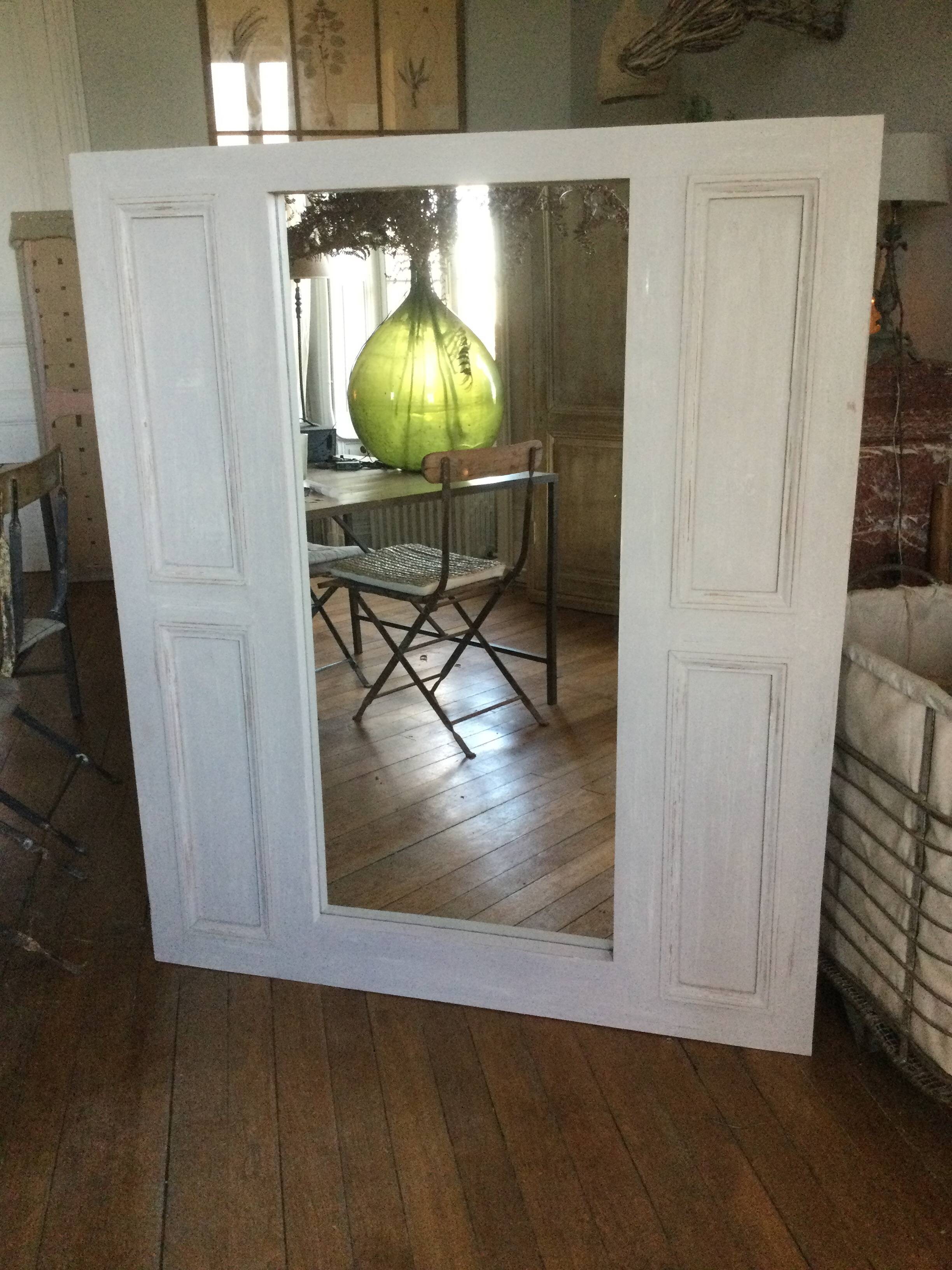 Large antique mirror