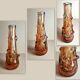 Murano glass vase with buttons pulled 50s