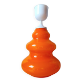 70s orange opaline pendant light