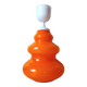 Suspension en opaline orange 70s