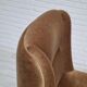 1960s, Danish high back armchair, original upholstery, green velour