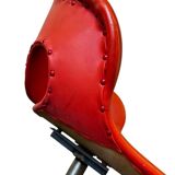 Vintage orange lounge armchair / children's chair