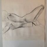 Naked back lying down