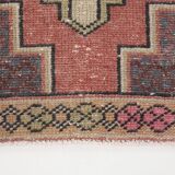 Tapis oriental persan vintage terracotta