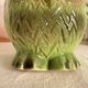 Zoomorphic jug, Sarreguemines jug in slipware, owl, owl.