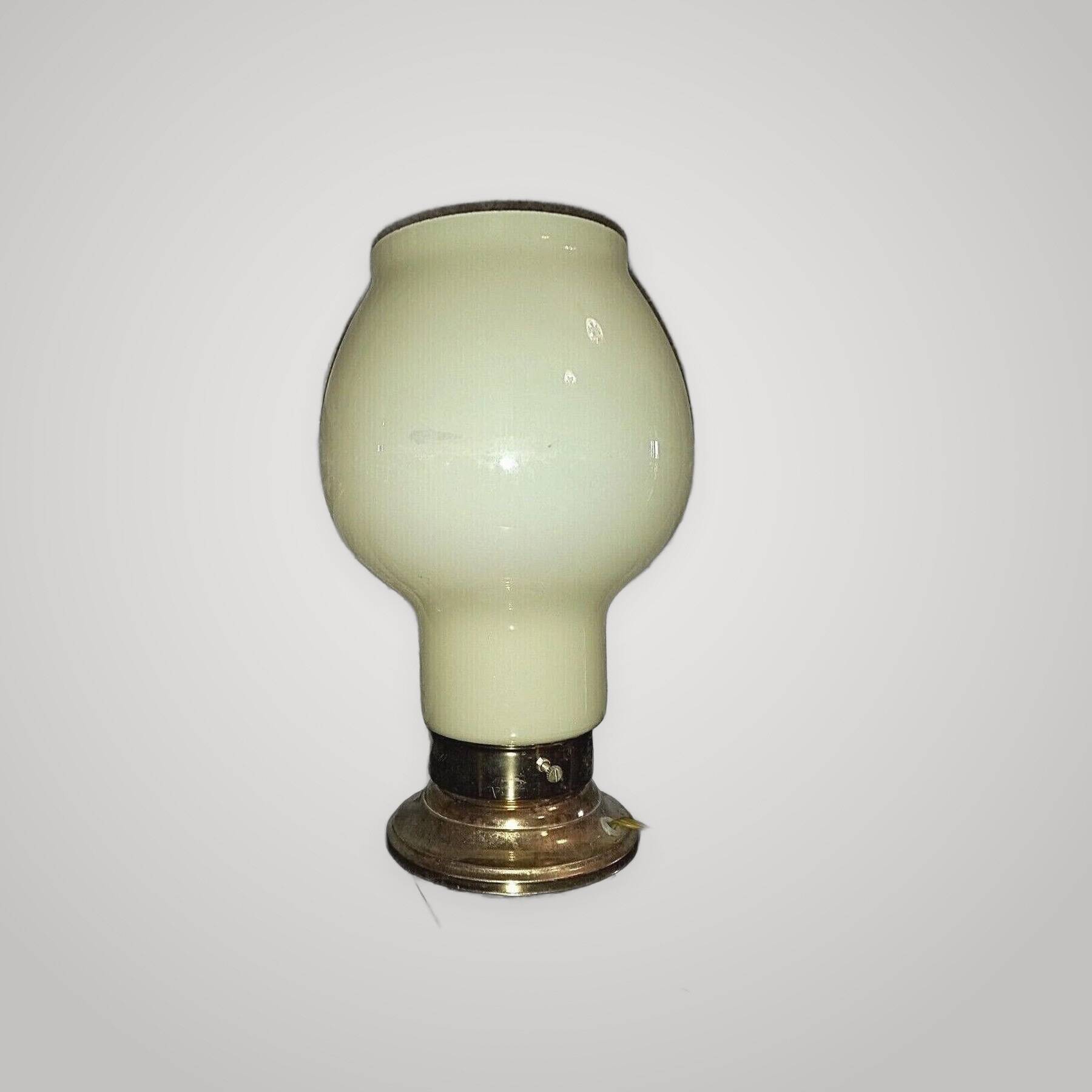 70s Vintage Murano Beige Mushroom Table Lamp