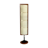 Totem floor lamp in teak and vintage perspex