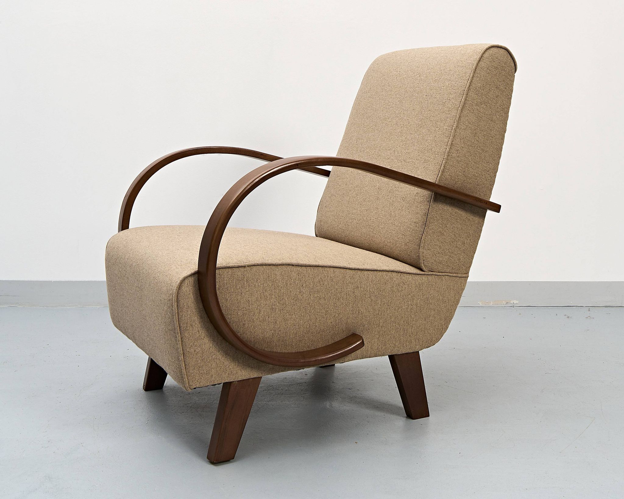 Fauteuil Type C par Jindřich Halabala, années 1930