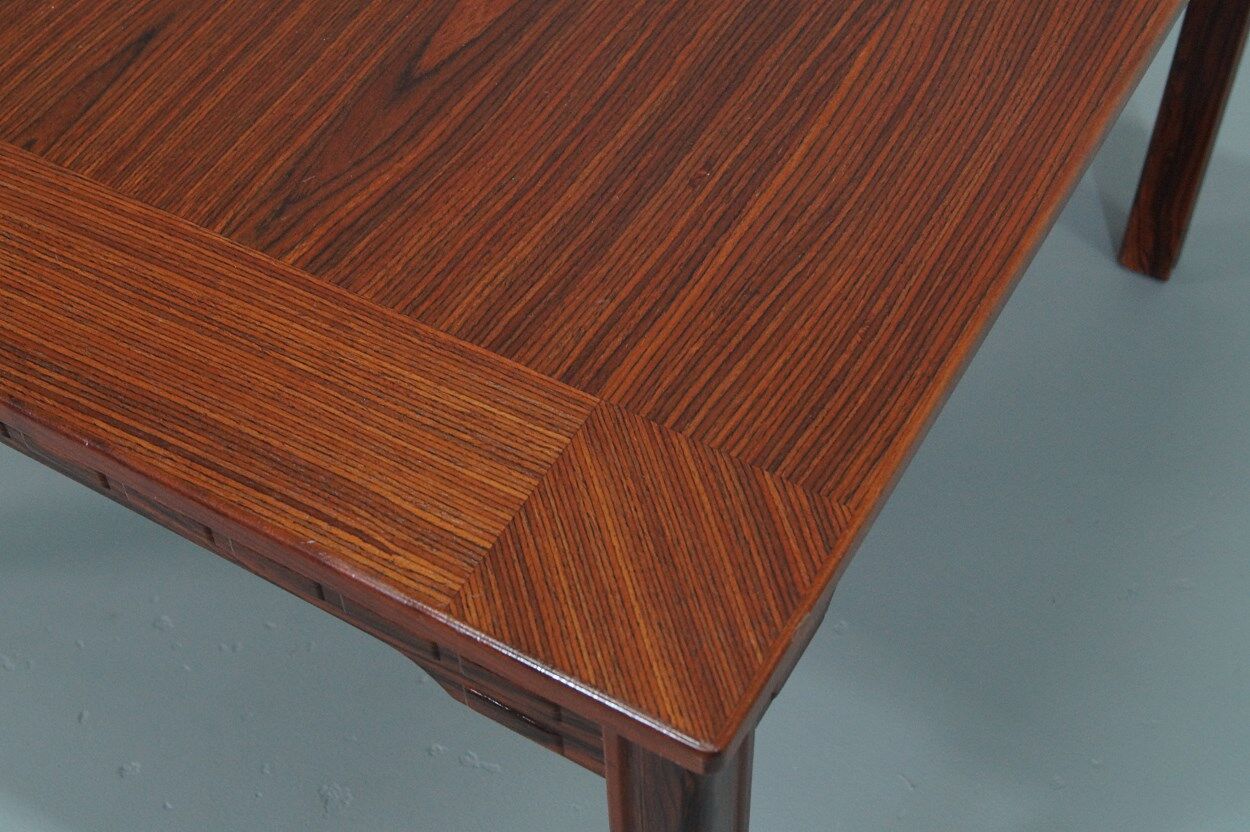 Rosewood and wenge coffee table from Alberts Tibro, 1970s