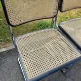 2 chaises modèle C32 Marcel Breuer