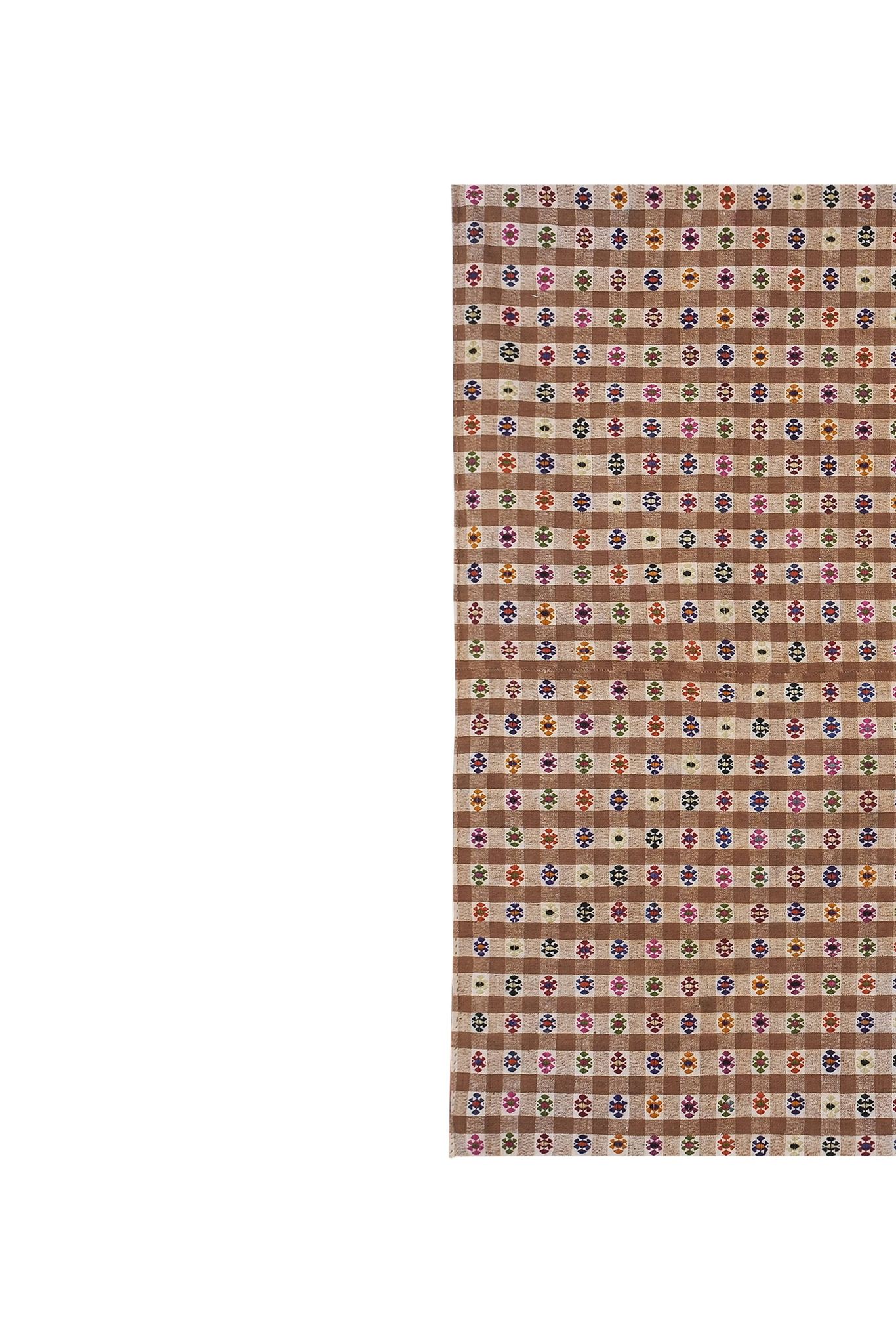 Vintage Turkish Oushak Handwoven Rug 202x246cm
