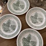 Set of 6 vintage plates