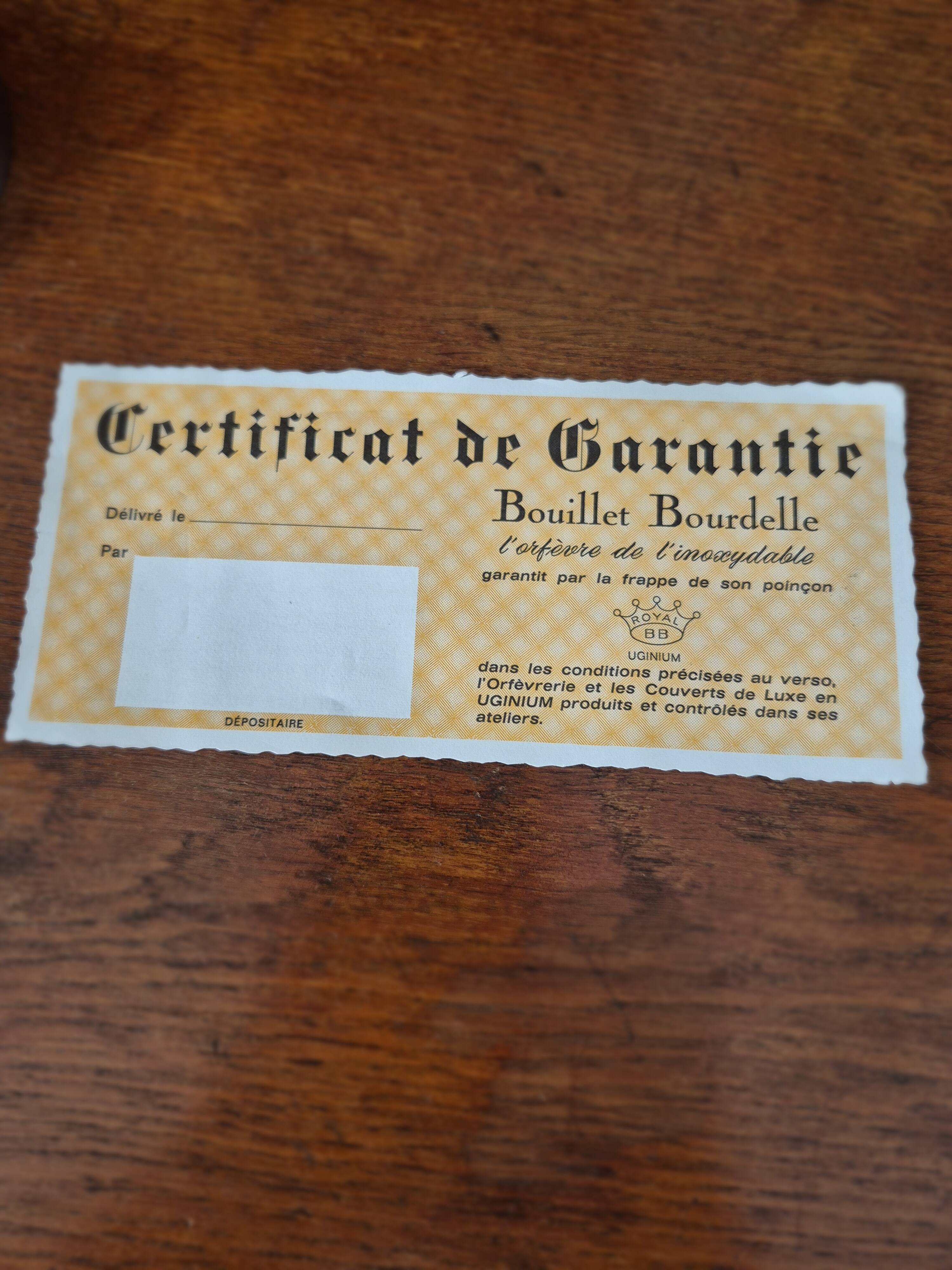 Royal BB Bouillet Bourdelle 70's Stainless Steel Pitcher