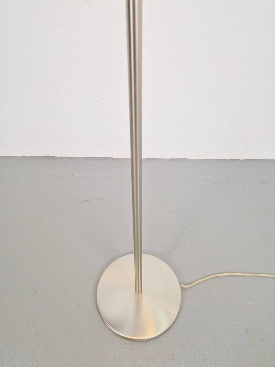 Vintage Opaline Glass Globe Floor Lamp from Hufnagel Leuchten, Germany, 1970s