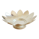 Vintage silver-plated metal dish in the shape of a flower - Decorative catch-all tray
