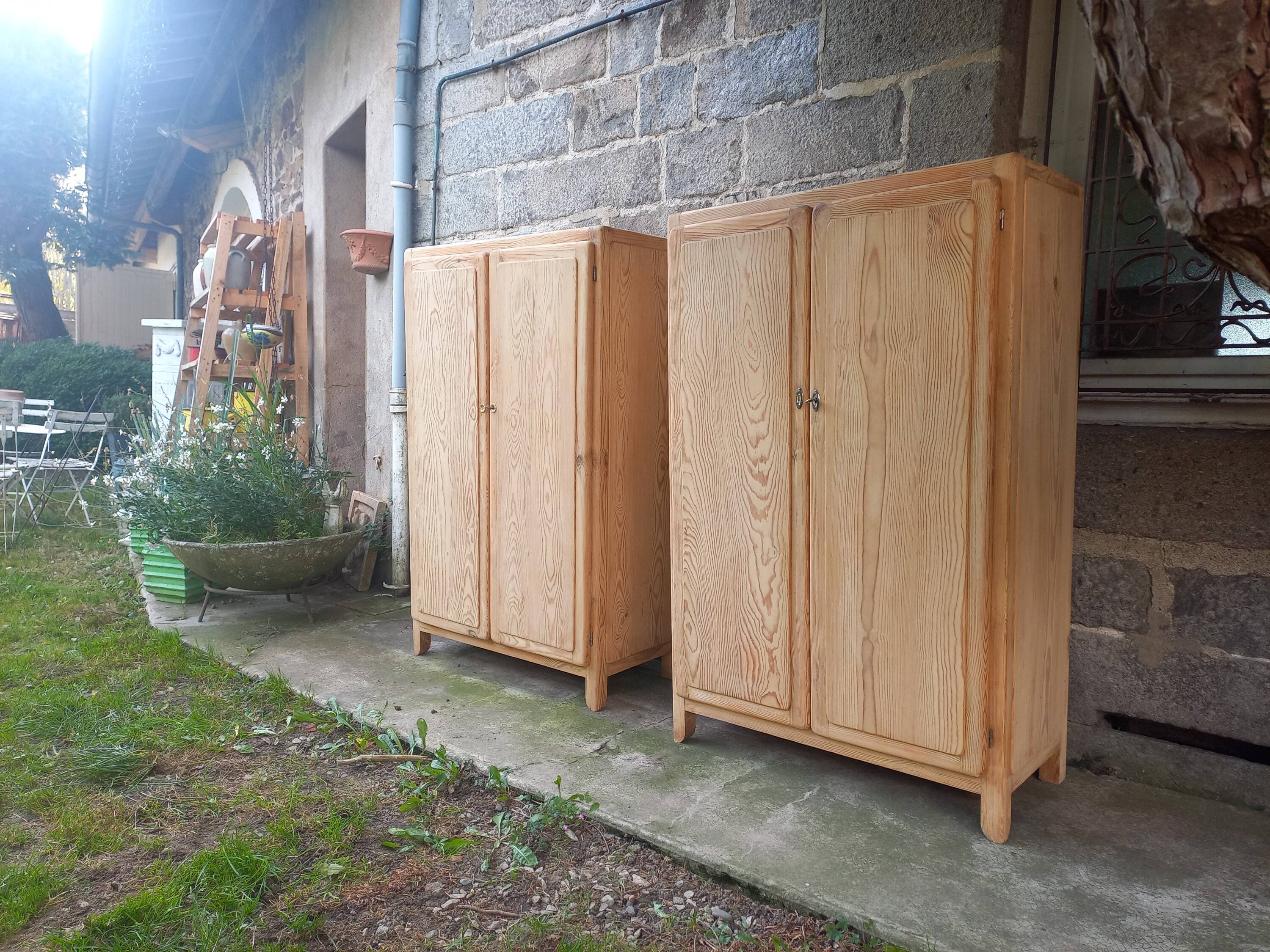 Pair of Parisian wardrobes