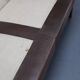 Danish mid-century three-seat brown leather sofa, 1970s