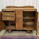 1950s English Art Deco oak sideboard