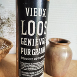 Vintage bottle, ceramic, brown