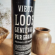 Vintage bottle, ceramic, brown