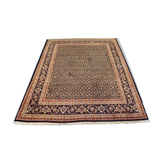 Persian Moud carpet, 139 cm x 191 cm, Iran, hand-knotted wool circa 1980