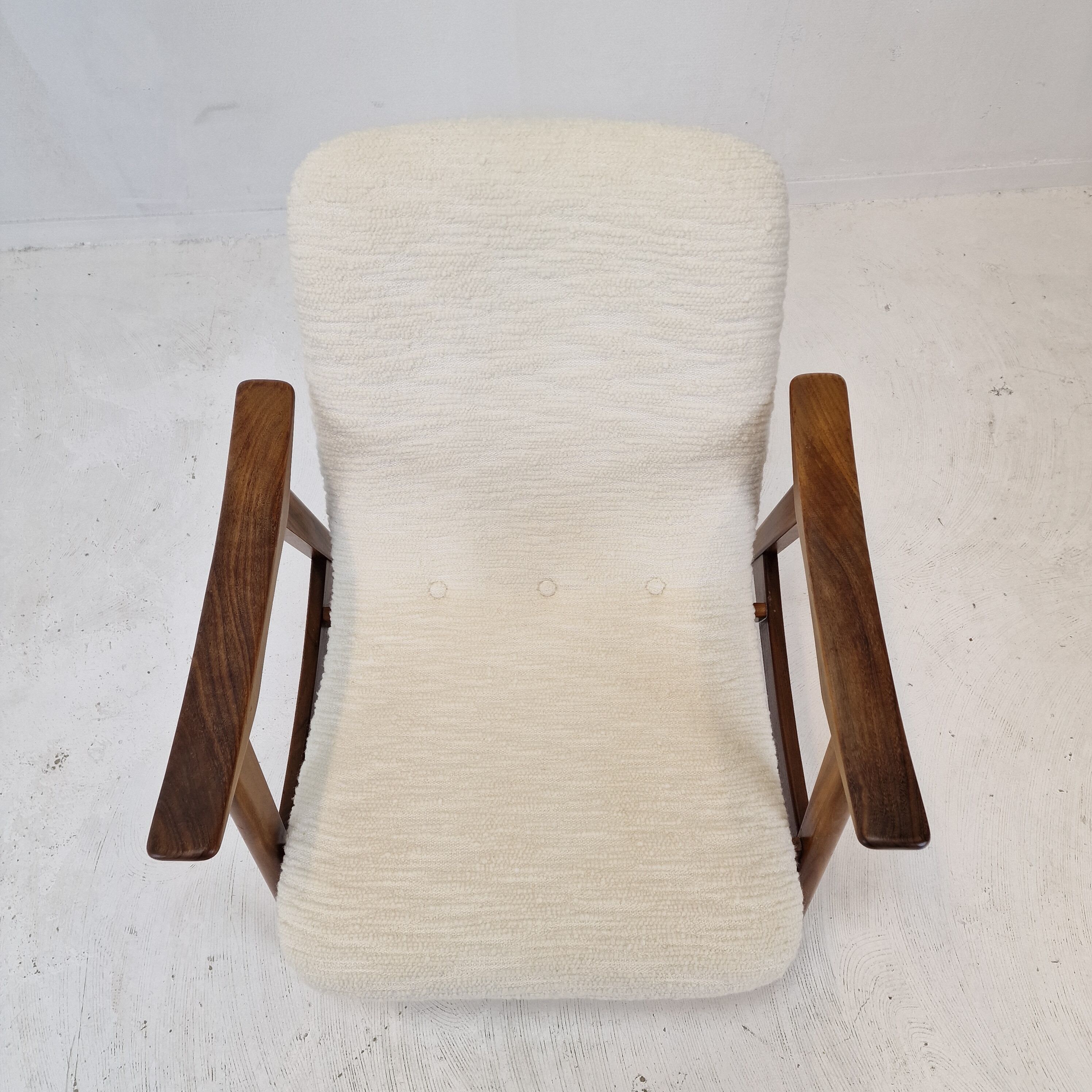 Mid Century Teak Wébé Armchair by Louis van Teeffelen, 1960's