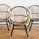 Fauteuil rotin corbeille enfant