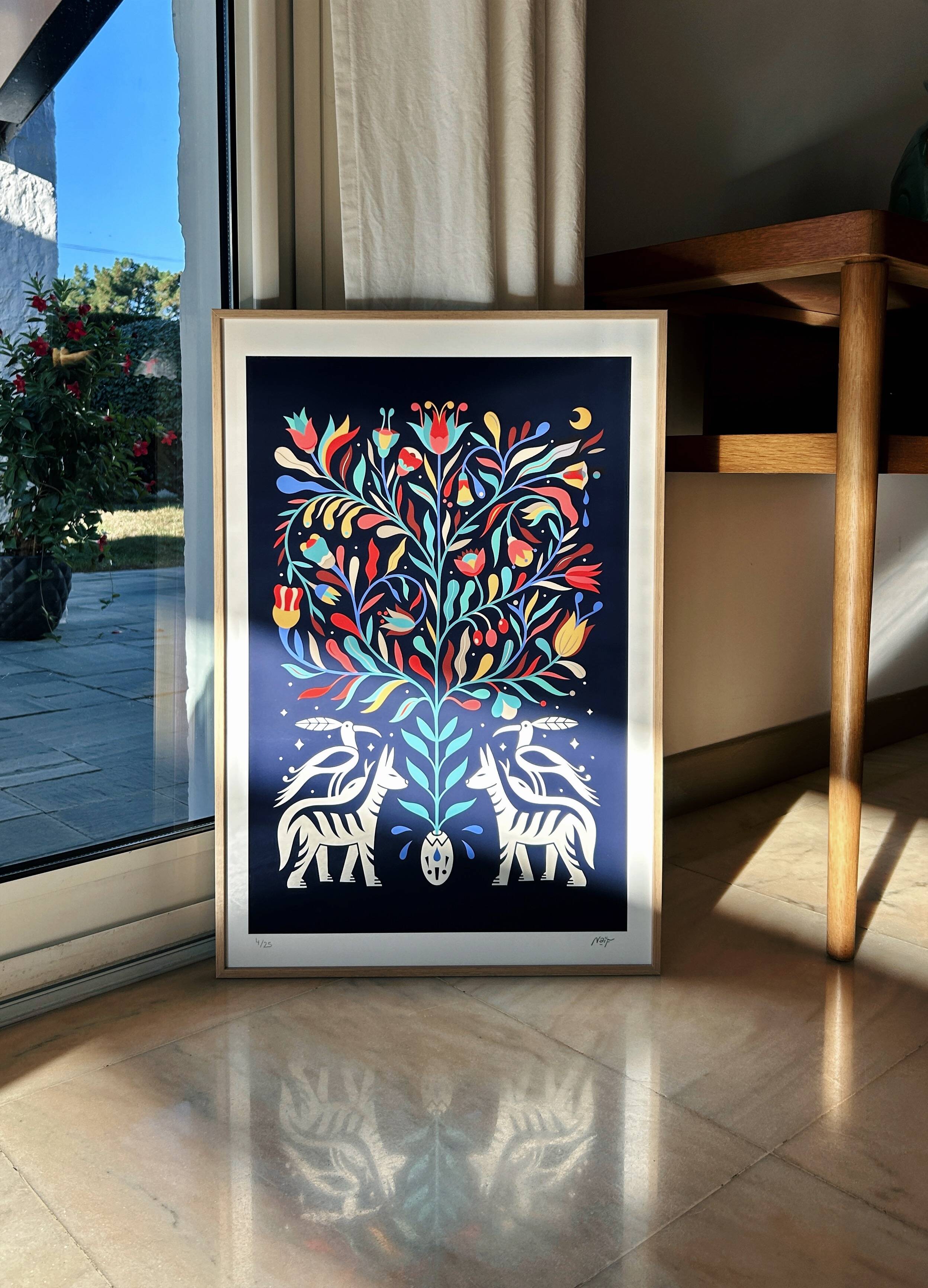 Street artist art poster, limited edition