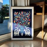 Street artist art poster, limited edition