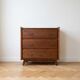 Scandinavian commode from the 1960s in wood.