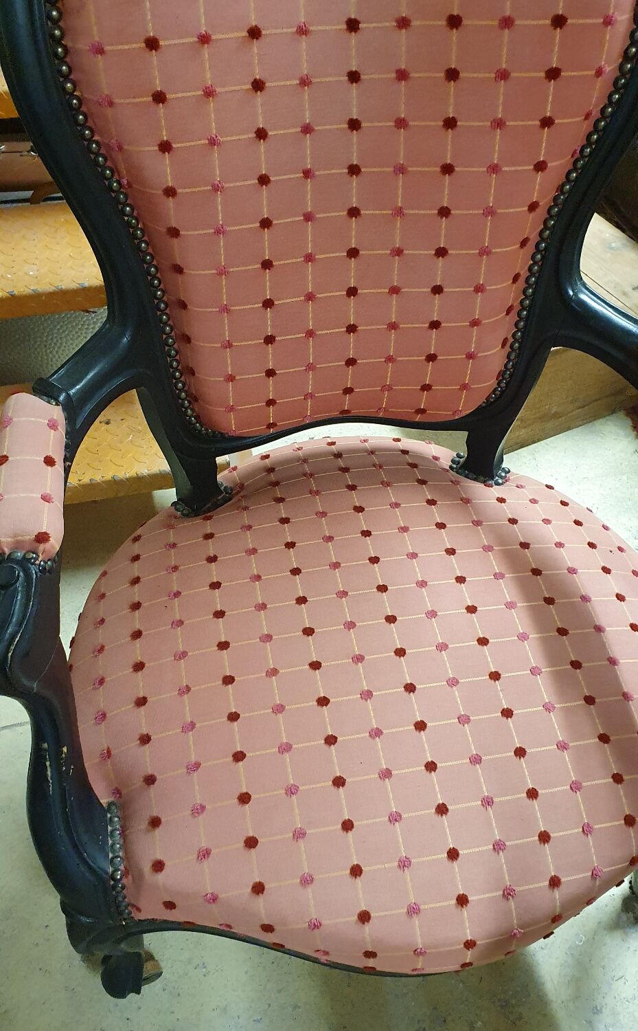 Louis Philippe convertible armchair