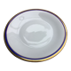 Assiette plate Hertel Jacob doré