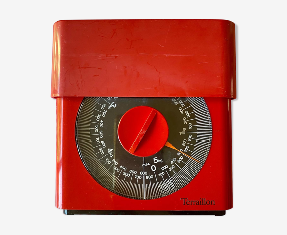 Balance Terraillon vintage rouge