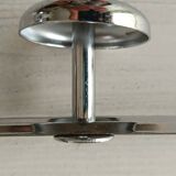 Portemanteau mural en métal chromé