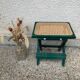 Folding stool in vintage canning