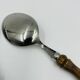 Vintage cutlery set 22 pieces wooden style handles