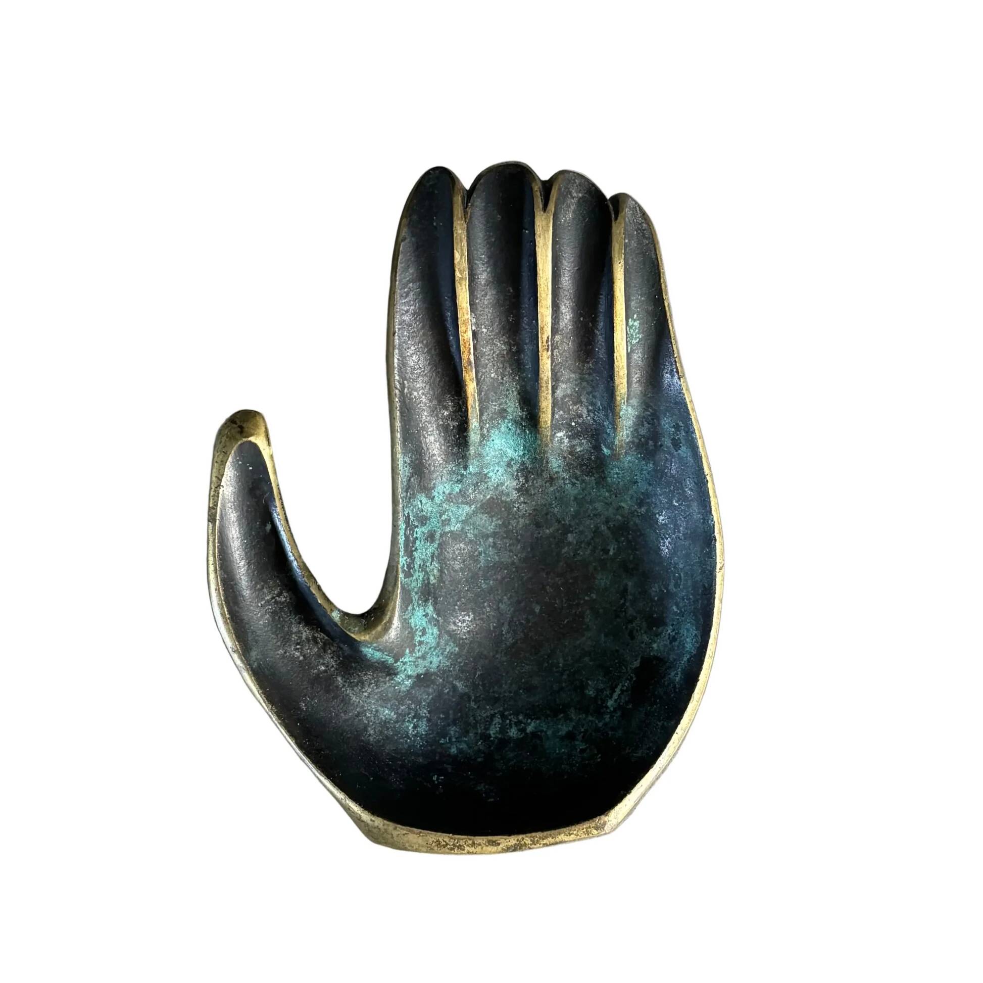 Bronze hand catchall Editions Gerfaux 60-70