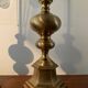 Pair of vintage bronze and brass lamps