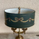 19th-century bouillotte lamp in solid bronze