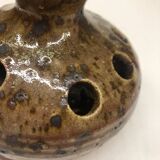 Vase pique fleur en grès pyrite zoomorphe 1950/60