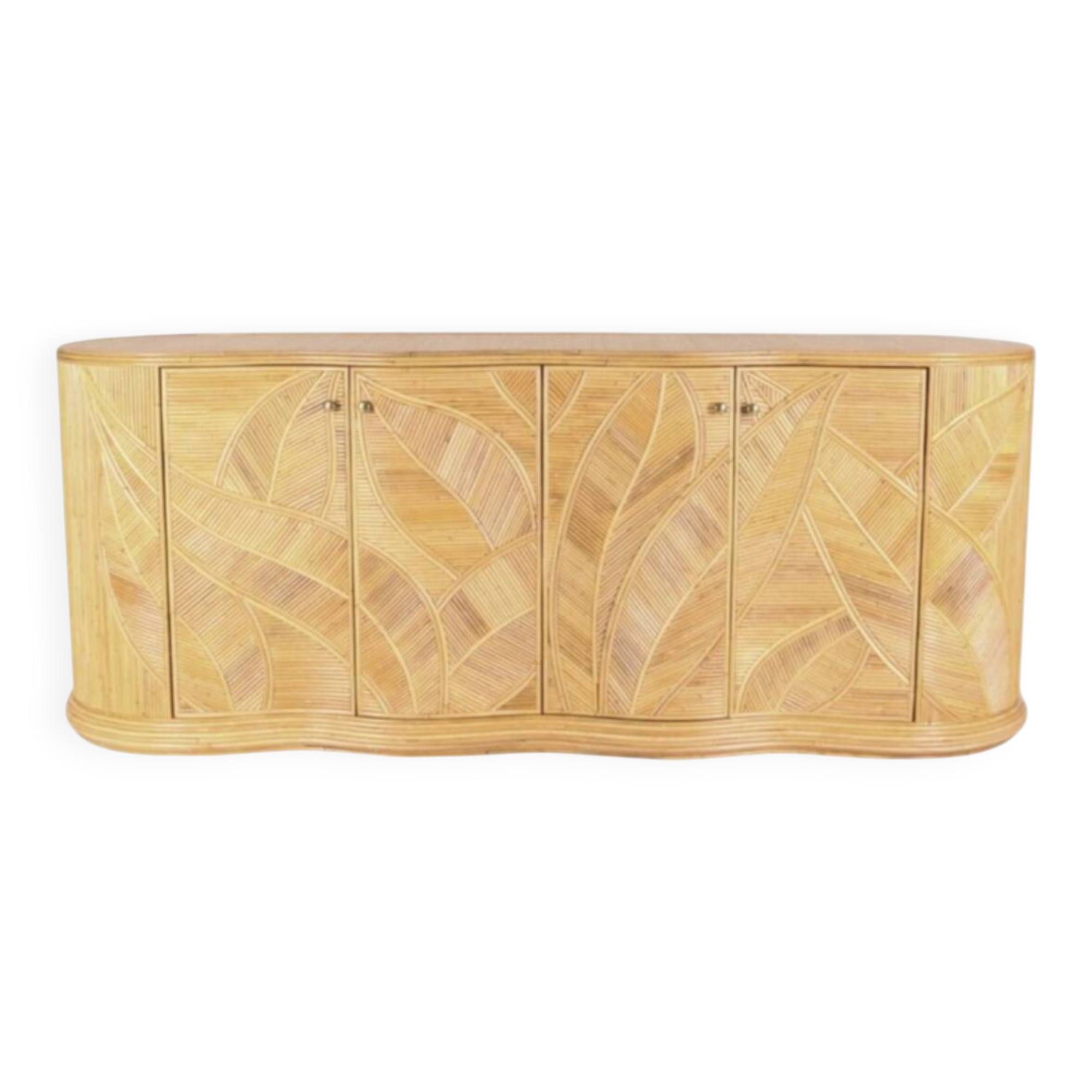 Rattan "leaves" enfilade