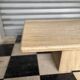 Vintage travertine coffee table