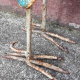 Coq en métal