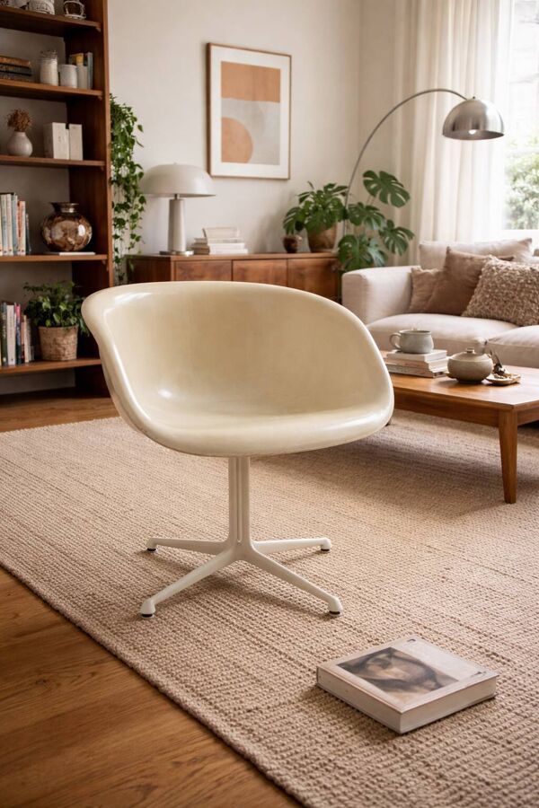 Fauteuil La Fonda Eames – Herman Miller / Mobilier International – années 6